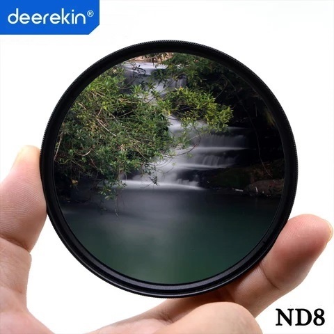 deerekin 薄枠 72mm ND8 NDフィルター 減光フィルター 広角レンズ対応 高品質 光学ガラス 簡易ケース付き 新品・未使用品