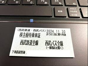 最新　西武ホールディングス　株主優待乗車証（きっぷ）　10枚セット　送料込　24年11月末まで