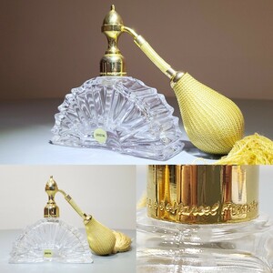 15☆ MARCEL FRANCK マルセルフランク クリスタル アトマイザー 香水瓶 パフュームボトル フランス ヴィンテージ