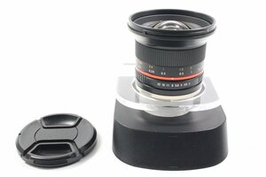 【 HORITA CAMERA 】B(良品) 2972 SAMYANG 12mm F2.0 NCS CS 267 キヤノン Canon EOS-M用 単焦点 明るいF値 超広角