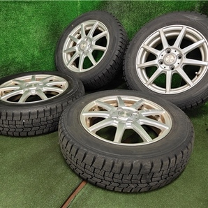 ソリオ等に weds GRABADO 14×4.5J OFF45 PCD100 4H DUNLOP WINTERMAXX 165/65R14 売切!!の画像1