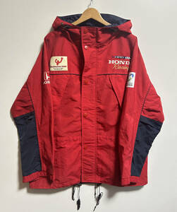 ▽HONDA Racing ホンダ レーシング ナイロンジャケット ナイロンパーカー マウンテンパーカー F 赤 レッド DANBIRD budweiser