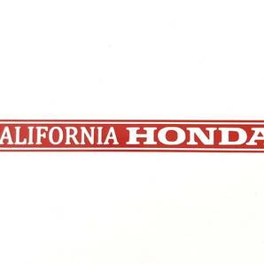 カリフォルニア ホンダ ステッカー 縦2cm横19cm USDM 北米 HONDA ディーラー California CIVIC accordの画像1