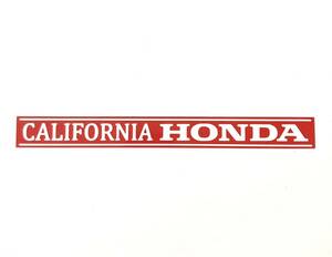  California Honda sticker length 2cm width 19cm USDM North America HONDA dealer California CIVIC accord