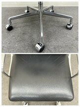 訳アリ■Herman Miller■Eames Soft Pad Executive Chair/イームズ ソフトパッド エグゼィティブチェア ハイバック 黒★埼玉発送★_画像5