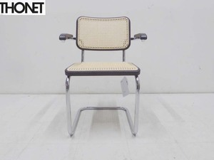 未使用品 正規品■THONET トーネット■定価35万円 カンティレバー アームチェア S64V ダイニングチェア ダークブラウン タグ付き