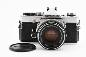 [良品]オリンパス OLYMPUS OM-1 一眼レフ 35mm フィルムカメラ + F.Zuiko AUTO-S 50mm f/1.8 2134071