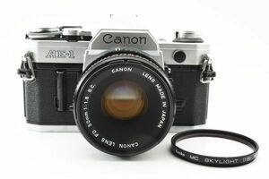 [良品]キヤノン Canon AE-1 一眼レフ 35mm フィルムカメラ ＋ FD 50mm f/1.8S.C. 2140715
