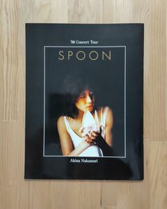 中森明菜 SPOON コンサート ツアーパンフレット