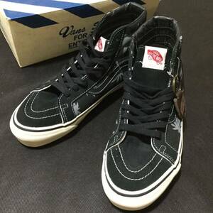 新品未使用 VANS OG Sk8-Hi LX palm leaf バンズ スケート ハイ デッドストック パームリーフ ブラック スニーカー US9 27cm