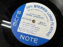 HERBIE HANCOCK - MY POINT OF VIEW LP Blue Note BST 84126 VAN GELDER刻印_画像7