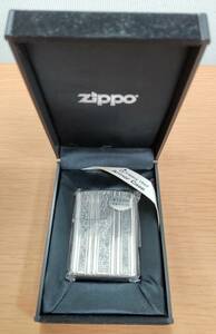 【UJZ-2007】レア 1円出品!! 未使用品 ZIPPO Armor アーマー 両面加工 07年製 オイルライター 長期保管品 着火・火花未確認