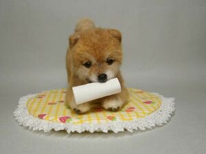 Art hand Auction 羊毛フェルト 柴犬 パピー ハンドメイド, おもちゃ, ゲーム, ぬいぐるみ, 羊毛フェルト