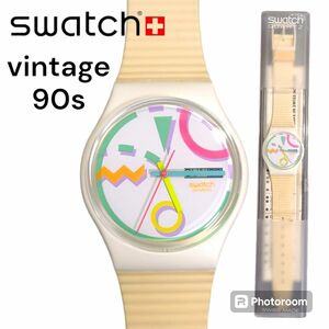 【激レア】 スウォッチ swatch 90s 美品 スウォッチ Tutti 稼動品 腕時計