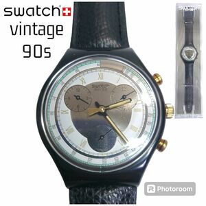 【希少】ヴィンテージ Swatch スウォッチクロノグラフ クロノコロッサル 稼動品 腕時計