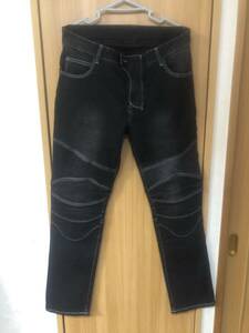  new goods stock disposal jeans lai DIN g pants protector attaching touring stretch material 