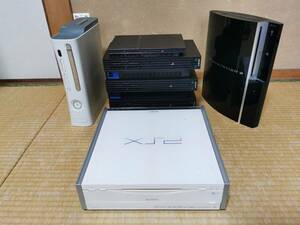 SONY ゲーム機 本体 ジャンク PS2 PS3 PSX Xbox360 