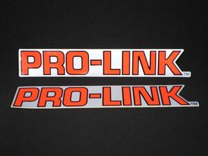 AC03 プロリンク 純正 スイングアームエンブレム x2 PROLINK デカール MBX50 ステッカー 2枚セット MTX XL シール XLX XLR CBX 400 f .gc4