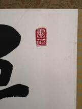 【模写】中国書画 中国書道 中国画 中国古玩 中国美術　中国北京の著名な軍人書家の李テイ書道家の垂れ幕_画像6
