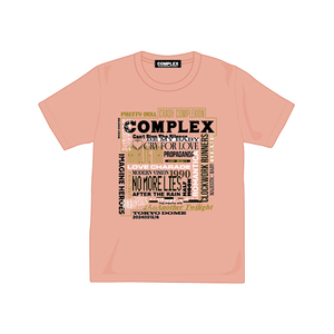 完売！COMPLEX　SONG　LIST　Tシャツ　XL　ピンク　新品、未開封！2024 0515.16 東京ドーム