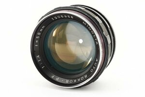 ADS3631★ 現状品 ★ ミノルタ MINOLTA AUTO ROKKOR-PF 58mm F1.4