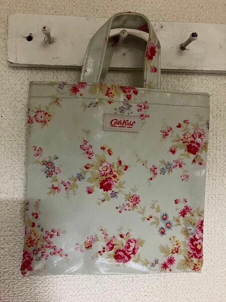 Cath Kidston ミニトートバッグ　花柄　ビニールコーティングミニバッグ