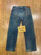 【1円】美品 名作45rpm RN-100802 空比古 藍染め ユーズド加工 デニムパンツ 岡山 levis lee Wrangler Evisu sugar cane キムタク着 wtaps_画像3