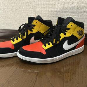 ナイキ エアジョーダン１ （ＮＩＫＥ jordan1）ＭＩＤとＬＯＷのセット 美品です。の画像2