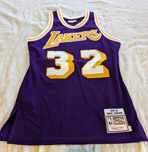 NBA LA LAKERS MAGIC JOHNSON Basketball JERSEY (Size S)