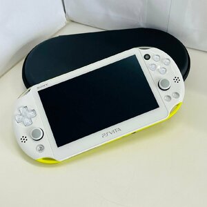  used operation goods SD card 16GB SONY Sony PlayStation Vita PCH-2000 lime green exclusive use case attaching 