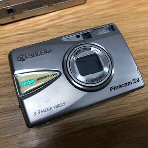 Kyocera ◆京セラ Finecam S3x S3 コンパクトデジタルカメラ◆ジャンク バッテリー付きの画像3