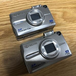 Kyocera ◆京セラ Finecam S3x S3 コンパクトデジタルカメラ◆ジャンク バッテリー付きの画像2