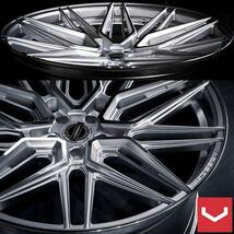 VOSSEN HF7 22インチ ホイール W463A 22inch 10.5J 1台分 グロスブラック シルバーポリッシュ フローフォーミング 鋳造_画像3