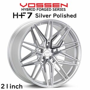 VOSSEN HF7 21インチ ホイール BMW G30 5シリーズ 21inch 9.0J 10.5J 1台分 グロスブラック シルバーポリッシュ フローフォーミング 鋳造