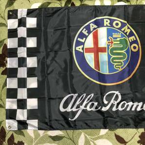 アルファロメオ alfa romeo フラッグ タペストリー バナー ジュリエッタ ジュリア mitoミト 147 156 159 001の画像3