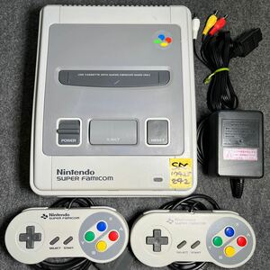 【すぐ遊べる】スーパーファミコン SFC 本体 メンテ清掃済み スーファミ 管理242