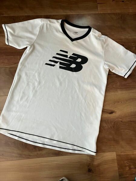 ニューバランス new balance 半袖Tシャツ ホワイト 160 ジュニア サッカー 練習着