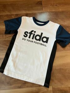 スフィーダ sfida 半袖Tシャツ プラクティスシャツ ホワイト サッカー 練習着 子供服 フットサル