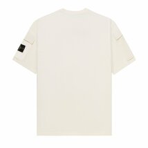 Stone Island ストーンアイランド 半袖 tシャツ 男女兼用 ベージュ t-shirt 夏 トップス ファッション XLサイズ_画像2