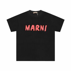 MARNI Marni with logo cotton made short sleeves T-shirt black cut and sewn unisex 42 size (165/88A)