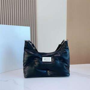 MAISON MARGIELA ( mezzo n Margiela ) GLAMSLAM HOBO сумка чёрный большая сумка плечо .. сумка для мужчин и женщин 28*7*20cm