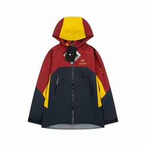 ARC'TERYX フーデッド ジャケット ブルゾン BATA Jacket-Men's 防水 防風 軽量 配色切替え XLサイズ