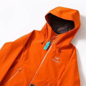 ARC'TERYX▲GORE-TEX▲BETA LT▲ベータ▲JACKET▲MEN'S オレンジ 防風 ジャケット 男性 アウタドア Mサイズの画像5