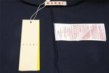 MARNI マルニ ロゴ入り コットン製 半袖Tシャツ ブラック×ピンク カットソー ユニセックス 38サイズ（155/80A）_画像3