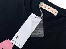 MARNI マルニ ロゴ Tシャツ 半袖Tシャツ ブラックピンク blackpink Oversize Cotton T-Shirt ロゴT Mサイズ_画像3