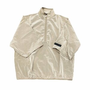 【Fear of God】Essentials 七分袖 ナイロン トップス ベージュ カジュアル トップス Lサイズ