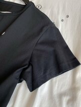【Maison Margiela】ナンバリングロゴ マコ Tシャツ 半袖 t-shirt おしゃれ 黒 レディース トップス クルーネック 夏 Mサイズ_画像4