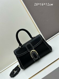 DELVAUX (デルヴォー) ハンドバッグ Brillant PM Rodeo Calf ロデオ カーフ ブラック