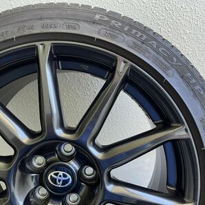 トヨタ 86 後期 GRスポーツ 純正ホイール 17インチ 7.5J +48 5穴100 215/45R17 スバル BRZ ZN6 プリウス カローラスポーツ等にの画像10