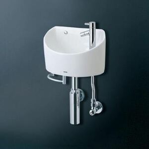 【奈良引き取り限定】TOTO 壁掛手洗器 L90DR#NW1 タオル掛け付 トイレ室内用 洗面